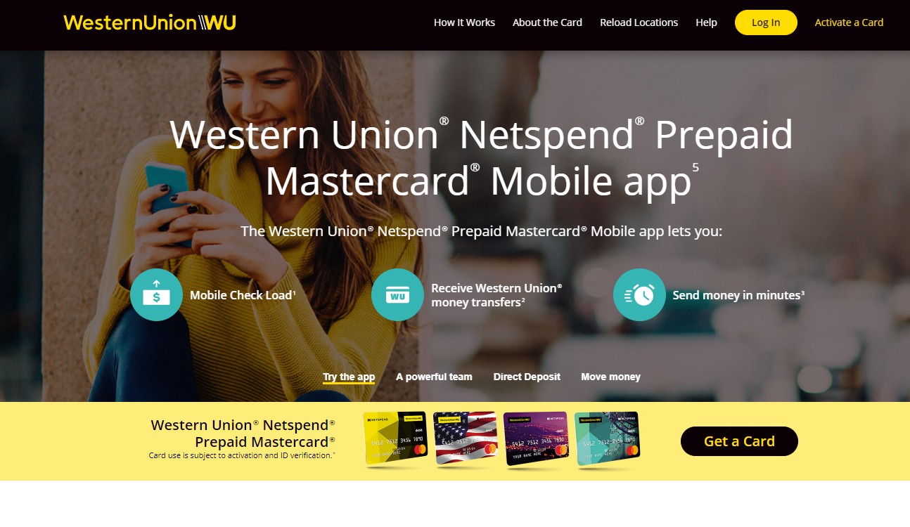 Western Union Netspend Prepaid MasterCard - Activate Card