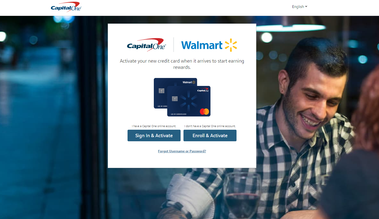 Walmart.Capitalone.com/Activate - Walmart Capital One Credit Card Login